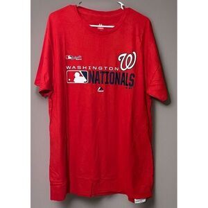 Majestic Authentic Collection Washington Nationals‎ Tee New With Tags Size Large